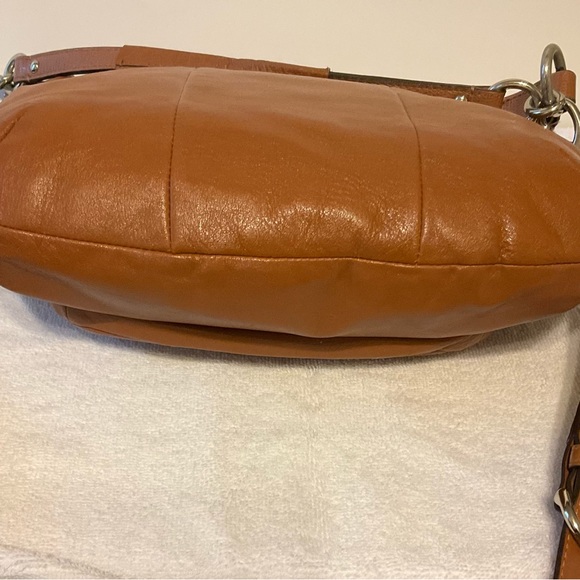 Coach Kristin Leather Hobo Crossbody Bag Brown - Picture 3 of 6